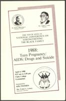9th Annual "Strengthening The Black Family" Conference Program, April 4, 1988