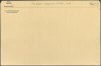 Poor People's Campaign Schedule, May 5 - June 2, 1968