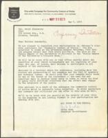 Correspondence and Enclosures Regarding the City-Wide Conference for Community Control of Police, May 7, 1973