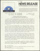 Fellowship of Reconciliation News Release, January 15, 1988