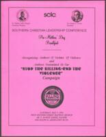 SCLC Pre-Mother's Day Breakfast Program, May 7, 1994
