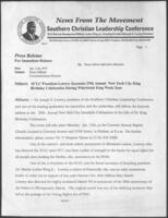 News Release on 29th Annual New York City King Birthday Celebration, January 11, 1995
