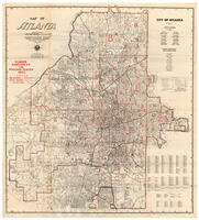 Map of Atlanta: Wards, Precincts, and Polling Places, June 1963