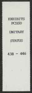 Exhibits: Pulaski County desegregation case (Pulaski County Special School District unitary status)