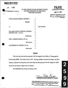 Court Filings concerning incentive school funding "pooling" issue, fact finding and conclusion of the law, and portable buildings motion