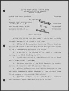 Court filings: District Court, supporting documents