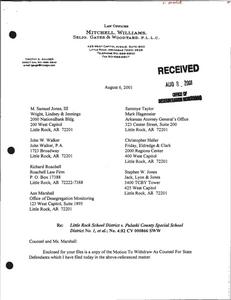 Court filings concerning Baker recruitment plan, school resources study, orders entered on April 27, 2000, and May 9, 2001, and Joshua's objections to unitary status