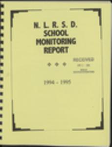 Report: ''School Monitoring Report,'' North Little Rock School District