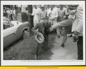 Alex Wilson kicked by segregationist