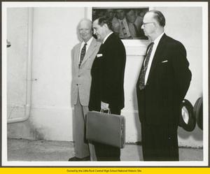 President Eisenhower, Orval Faubus, and unknown man