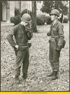 Two 101st Airborne soldiers on patrol