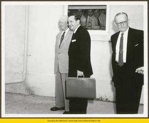 President Eisenhower, Orval Faubus, and unknown man