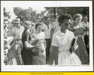 Elizabeth Eckford heckled by Hazel Bryant