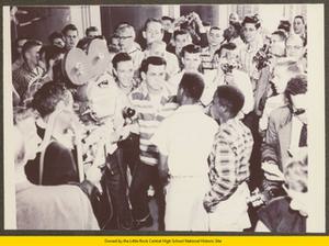 Angry white students confront Black students
