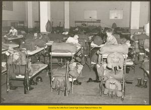 101st Airborne soldiers in quarters