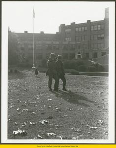 Two 101st Airborne soldiers at Central High School
