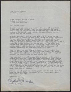 Correspondence critical of Robert R. Brown
