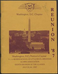 National Dunbar Alumni Association reunion souvenir programs