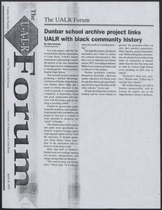 Publications and press coverage related to the Dunbar History Project