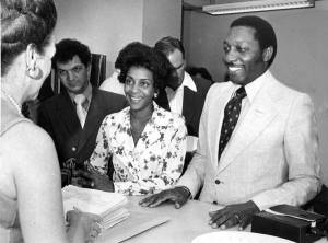 Arnold and Betty Pinkney, 1975