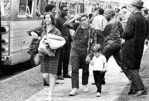 Poor Peoples March marchers arriving in Cleveland
