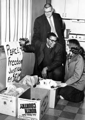 Freedom March food drive