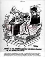 --Couldn't we call it something legal like coaches salaries or bus drivers expenses / Baldy, [ca. 1960]