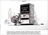 [Baldy cartoon on U.S. foreign policy under Carter] / Baldy, [1979 Feb. 11]