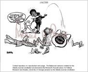 [Baldy cartoon on the Atlanta Police] / Baldy, [1975 Dec. 27]