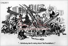 --Somebody has to worry about the foundation!-- / Baldy, [1977 May 17]