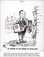 --I'm working my way through the capitol, mam! / Baldy, [1956]