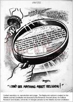 I don't see anything about religion! / Baldy, 1960