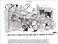 --Naw it ain't a prison riot! This one's over at pardons an' parole / Baldy, [ca. 1973]