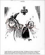 [Baldy cartoon about Lester Maddox's relationship with the Democratic party] / Baldy, 1967