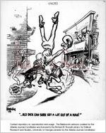 --Old Dick can sure get a lot out of a nag! / Baldy, 1964 [i.e., 1963 July 7].