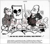 --And now we'll resume our normal press briefings!-- / Baldy, [ca. 1970]