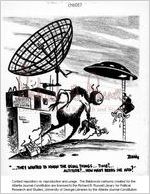 --They wanted to know the usual things-- Time?-- Altitude?-- How many beers I've had? / Baldy, [ca. 1956]