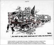 --You might as well save something out here, Mr. President! / Baldy, [ca. 1972]