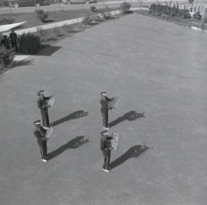 Members of the George Washington Carver marching band