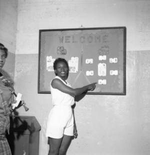 George Washington Carver Senior High School girls proper athletic dress