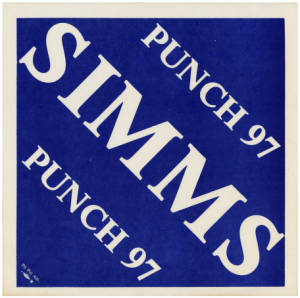Judge Leah A. Simms political poster