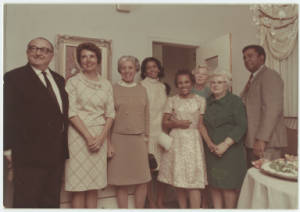Group picture at social gathering