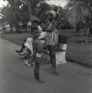 Aubrey Watkins Simms with others in Coconut Grove