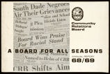 Metropolitan Dade County, Community Relations Board annual report, 1968/69