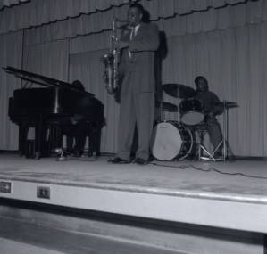 Musical group performing at George Washington Carver School