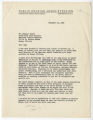 Warren R. Cochrane letter to Seymour Samet, November 13, 1952