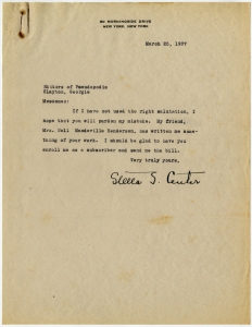 Center, Stella S.