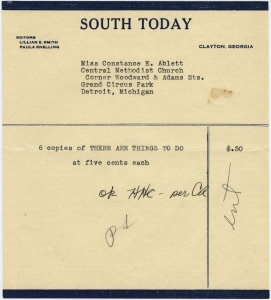 Subscription Correspondence
