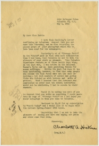 Subscription Correspondence (2 of 2)