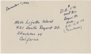 Subscription Correspondence